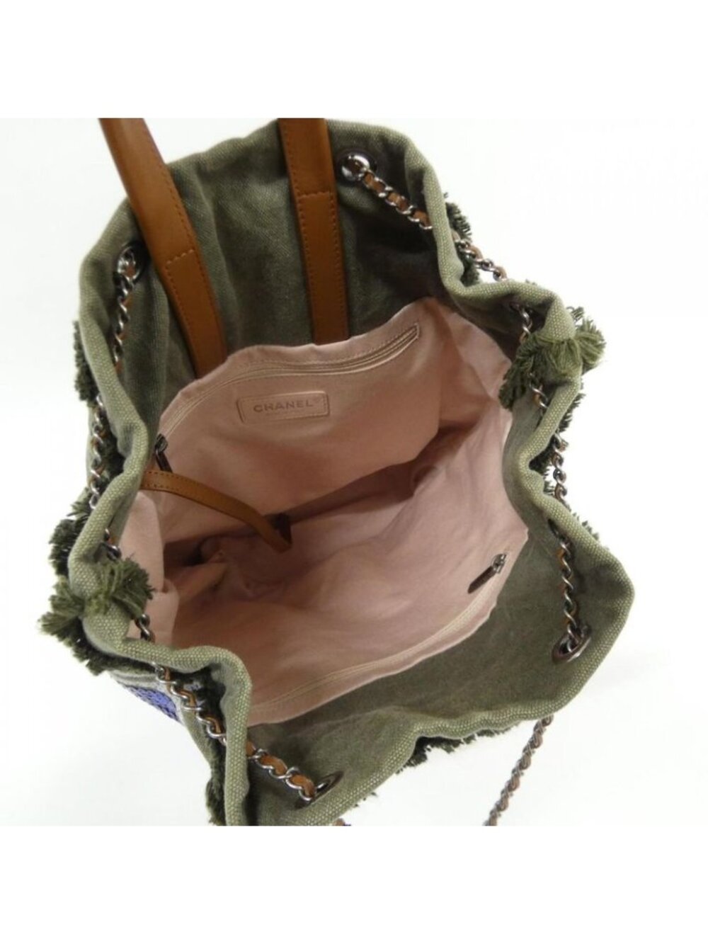 Chanel Backpack Canvas Red - Picture 9 of 10